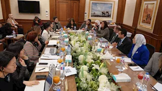 النيابة العامة تستقبل وفد الوكالة الكورية للتعاون الدولي وصندوق الأمم المتحدة للسكان