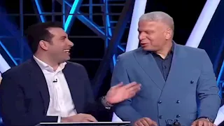 "تنكر".. وصلة ضحك بين أبو تريكة ووائل جمعة في ستوديو بي إن سبورتس