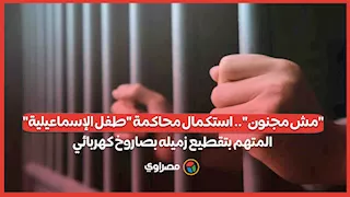 "مش مجنون".. استكمال محاكمة "طفل الإسماعيلية" المتهم بتقطيع زميله بصاروخ كهربائي