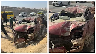 إصابة طبيبتين إثر انقلاب سيارة ملاكي بمدينة المنيا الجديدة 