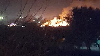  "المساجد تستغيث بالأهالي".. اندلاع حريق في قرية شبشير بالمنوفية- صور