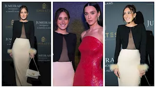 أمينة خليل تنشر صورة مع كاتي بيري من حفلة غنائية في الإمارات