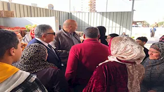 محافظ الدقهلية يتفقد سوق طلخا الحضاري قبل افتتاحه 