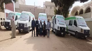 صحة المنيا: تقديم 1370 خدمة طبية مجانية لأهالي كفر لبس 