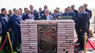 وضع حجر أساس مصنع للمنتجات الجبسية بوادي التكنولوجيا باستثمارات 12 مليون دولار