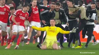 بالفيديو.. هدف حارس بنفيكا أمام  ريال مدريد بدوري أبطال أوروبا 