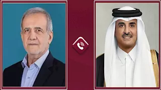 أمير قطر يستعرض هاتفيا مع الرئيس الإيراني العلاقات الثنائية بين البلدين