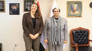 رئيسة "القومي للمرأة" تبحث تعزيز التعاون مع مديرة مكتب التعاون بالوكالة الفرنسية للتنمية 