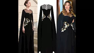  "ملكة الريد كاربت".. ليلى علوي بفستان ملكي أنيق وسعره مفاجأة