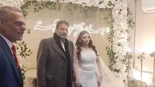 بالصور- جلال العشري يحتفل بعقد قران ابنته في أجواء عائلية