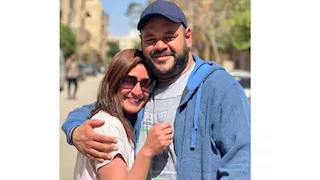 محمد ممدوح يحتفل بعيد ميلاد شقيقته مي