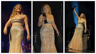 "سندريلا".. نادية الجندي تخطف الأنظار بإطلالة شبابية وجريئة