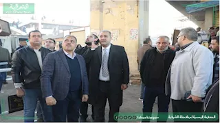 بالصور- هبوط بكوبري الصاغة في الزقازيق ومحافظ الشرقية يباشر الإصلاح