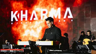 بالصور| هشام خرما يحيي حفل استقبال كأس العالم  FIFA 26 بالمتحف المصري الكبير