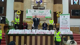 "عيدية الميلاد".. توزيع طن لحوم على 500 أسرة قبطية بقرى المنيا 