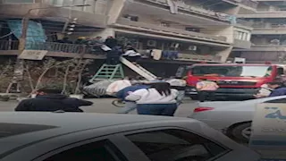 جدران سوداء وأسرّة متفحمة.. 19 صورة ترصد آثار الدمار في مصحة بنها