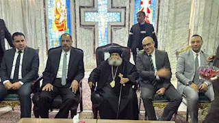 سراج يشارك أقباط سوهاج احتفالات الميلاد: نحن نسيج واحد