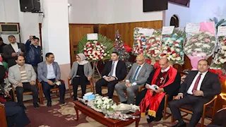 رسائل مودة.. محافظ القليوبية ومدير الأمن في ضيافة الكنيسة الإنجيلية ببنها