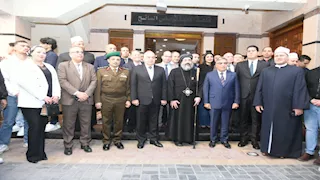 محافظ الدقهلية فى كنيسة العذراء: وحدة الصف ركيزة أساسية لاستقرار الوطن