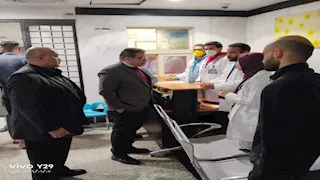نائب مدير طوارئ قصر العيني يتابع العمل بالمستشفى