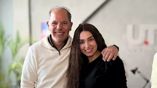 روجينا تشيد بدور رامي إمام في تعليم ابنتها بعد زيارته لكواليس "حد أقصى"(صور)