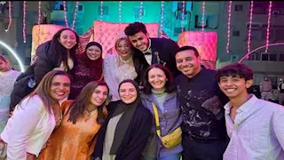 بملابس نرجس.. ريهام عبدالغفور تزور موقع تصوير "لا ترد ولا تستبدل"