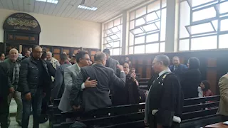 قرار عاجل من المحكمة بشأن المتهمين بقتل لواء شرطة وزوجته بأسيوط (صور)