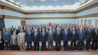 النائب العام يلتقي أعضاء إدارة التفتيش القضائي وقيادات النيابة العامة