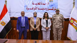 تشغيل مشروعات الصرف الصحي بـ5 قرى ضمن حياة كريمة بالفرافرة