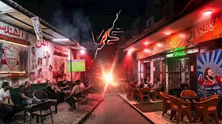 المدرج البديل وممنوع للأهلاوية.. مشجعون وعمال يروون حكايات القمة على مقاهي الأهلي والزمالك