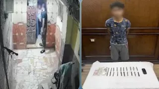 ضبط عاطل بتهمة الاتجار في مخدر الحشيش بالغربية 