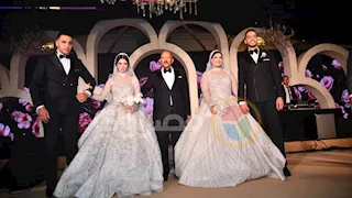 النائب أحمد الحديدي يحتفل بزفاف نجليه باسل وباهي -صور