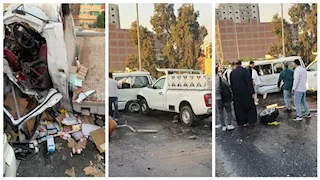 ارتفاع حصيلة حادث كوبري قها بالقليوبية إلى 5 وفيات و12 مصابًا - صور