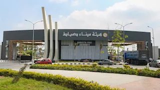 تصدير 14.3 ألف طن بضائع عبر ميناء دمياط خلال 24 ساعة