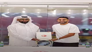 "يسراه صنعت التاريخ".. الشمال القطري يفاجئ جماهيره بصفقة رياض محرز