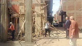 حملات مكثفة بالقليوبية لإزالة مخالفات البناء وحماية الأراضي الزراعية (صور)