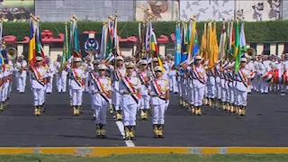 خريجات أكاديمية الشرطة ومعهد معاوني الأمن يقدمن عروضًا قتالية بحضور السيسي