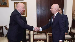 السفير تميم خلاف يقدم أوراق اعتماده للرئيس اللبناني جوزيف عون