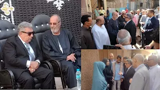 محافظ الدقهلية يقدم واجب العزاء في ضحيتي حادث إطلاق النار بالسودان - صور