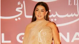 عمرو يوسف يتغزل في زوجته كندة علوش بسبب إطلالتها بحفل افتتاح مهرجان الجونة