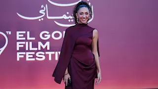زينة أشرف عبدالباقي بإطلالة أنيقة في ثالث أيام مهرجان الجونة السينمائي