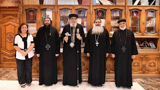  البابا تواضروس الثاني يلتقي اللجنة المركزية للدراسات العليا في أكاديمية مارمرقس القبطية