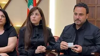 عاصي الحلاني ونجوم الفن في عزاء والد عبير نعمة