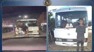 اختصر الطريق فسار عكس الاتجاه.. ضبط قائد أتوبيس منتهي التراخيص بأوسيم