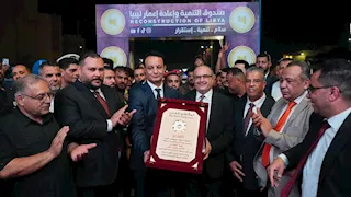 المقاولون العرب تفتتح كوبريين جديدين بمدينة طبرق الليبية