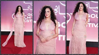 ركين سعد بإطلالة جريئة في سابع أيام مهرجان الجونة