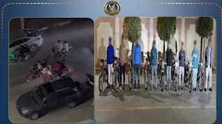 ضبط 8 أشخاص استعرضوا بدراجات نارية في الغربية وموظف خالف السير بالقاهرة