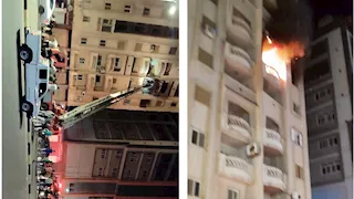 إصابة 7 أشخاص إثر حريق داخل شقة سكنية شرق الإسكندرية 