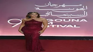 نجمات خطفن الأنظار بفساتين سك تبرز القوام في مهرجان الجونة..صور