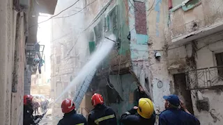  انفجار أسطوانة بوتاجاز بمنزل في الإسكندرية -صور